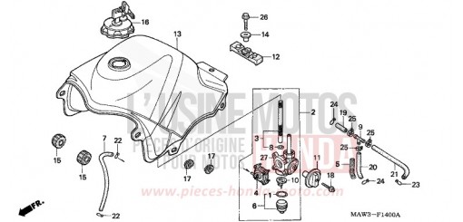 FUEL TANK XL600VT de 1996
